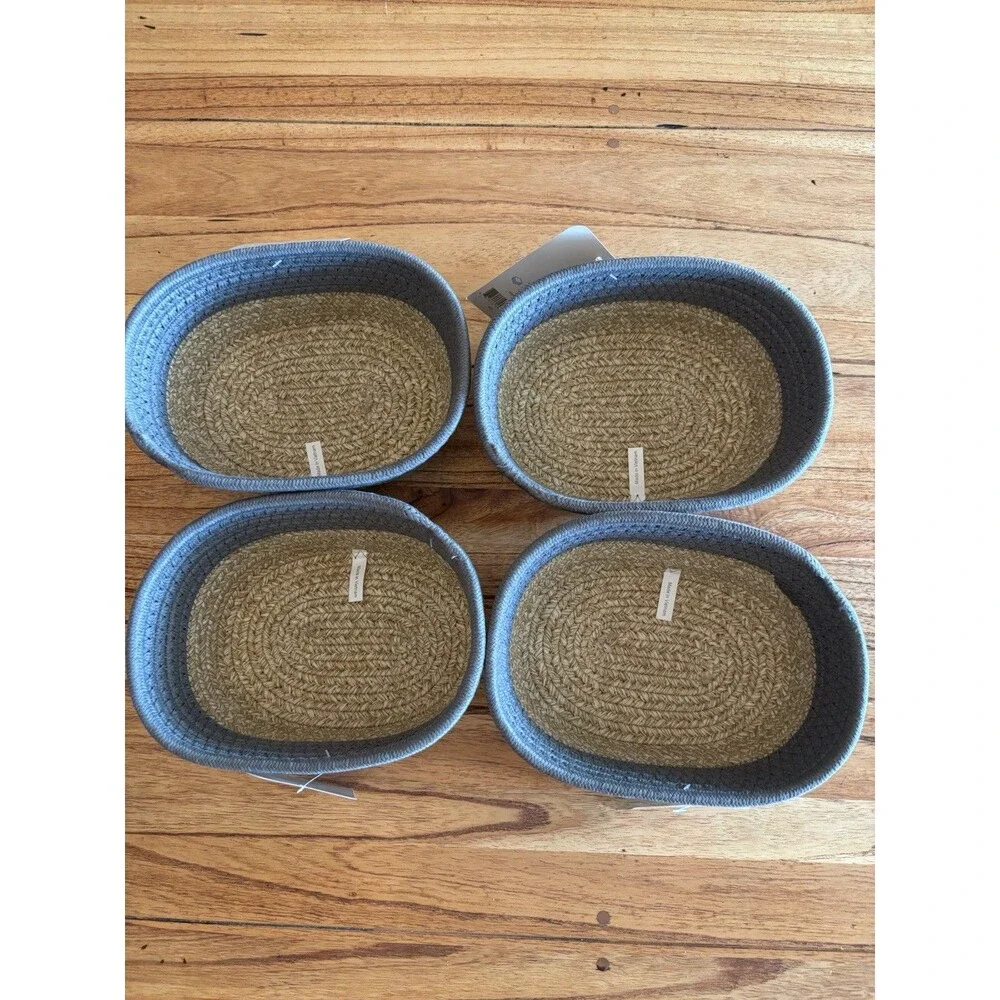 Decorative Basket Gray & Natural  Brightroom Set Of 4